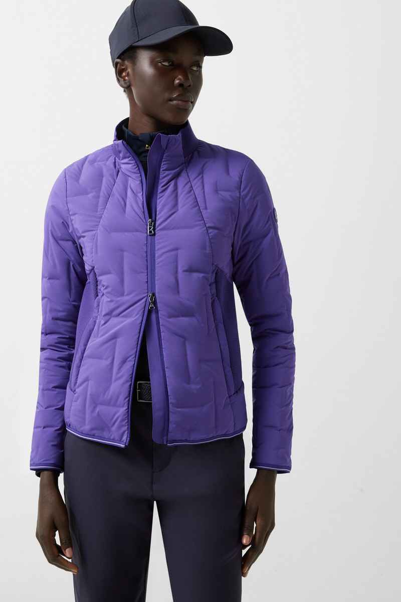 Jina lightweight down jacket in Violet 2
