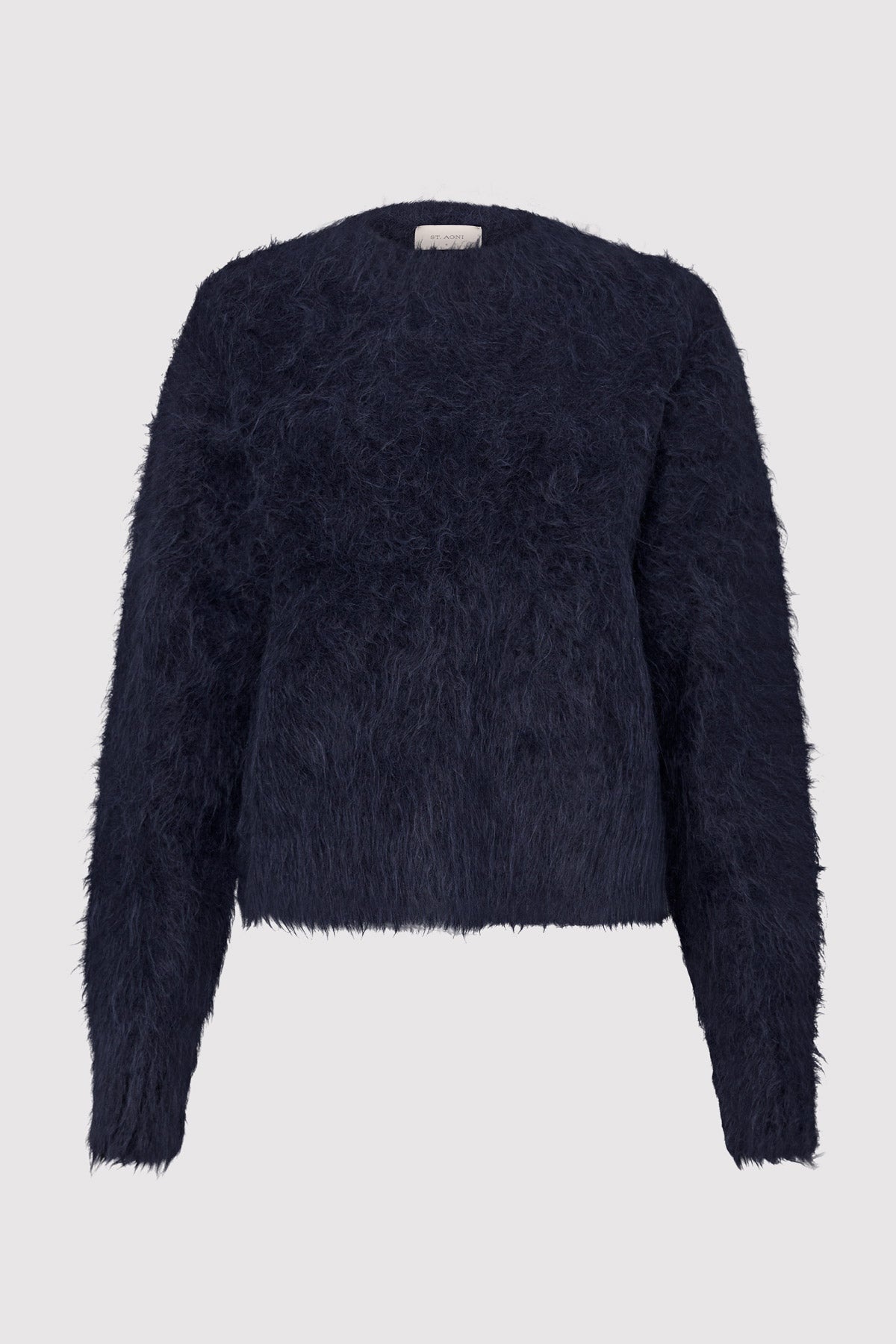 Alpaca Sweater - Midnight Blue - 1