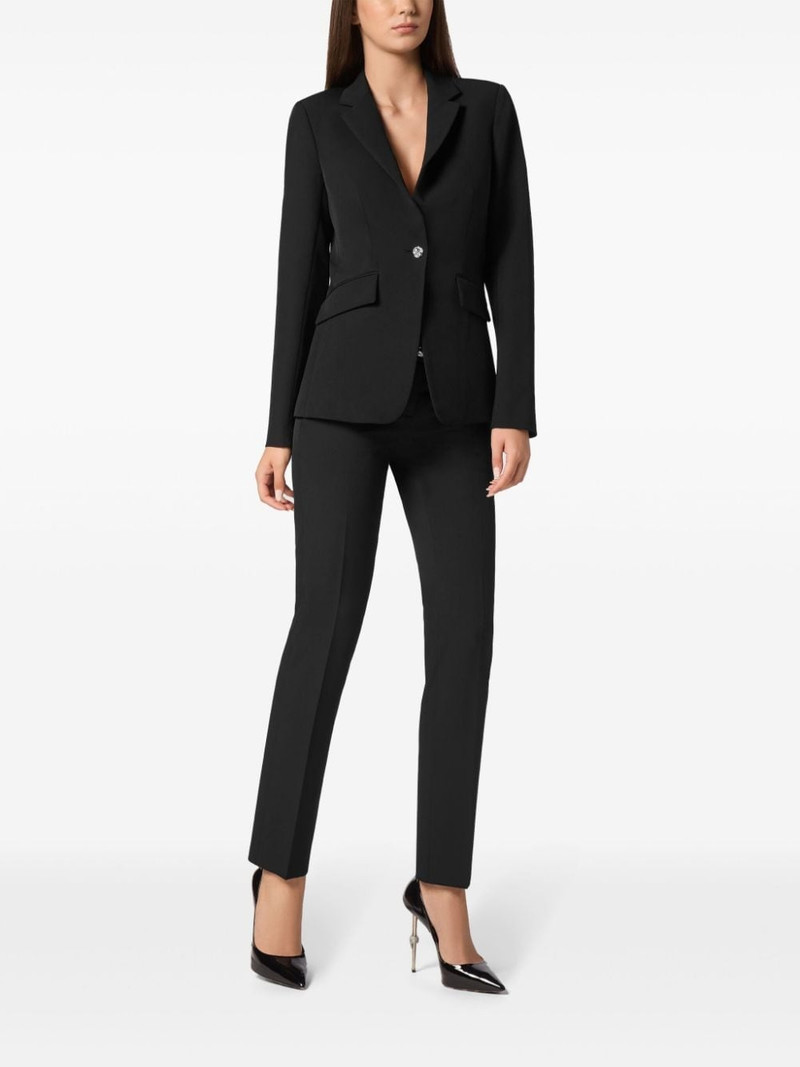 PHILIPP PLEIN crystal-skull blazer outlook