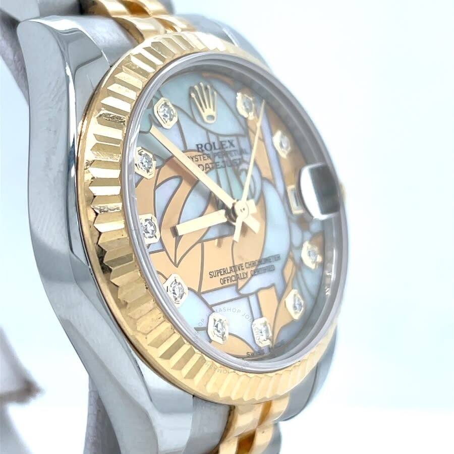 Pre-owned Rolex Lady Datejust Automatic Diamond Ladies Watch 178273 MDJ - 3