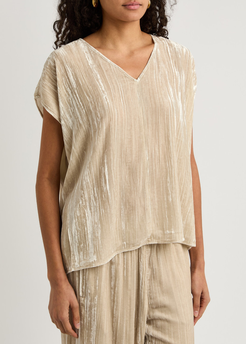 EILEEN FISHER Eileen Fisher Velvet top outlook