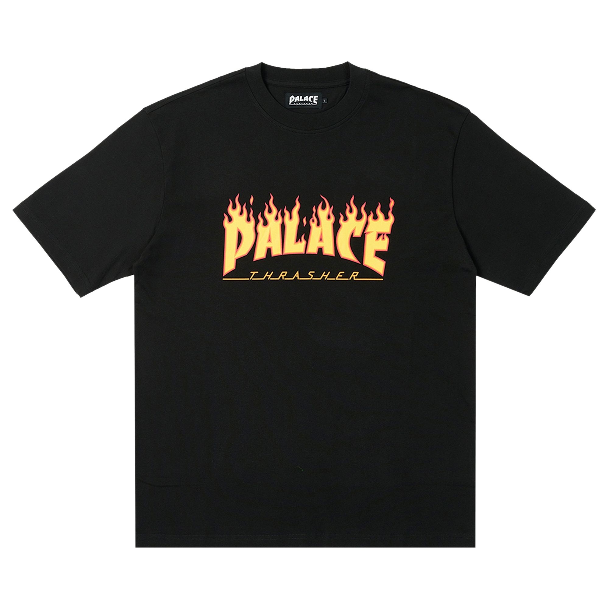 Palace x Thrasher T-Shirt 'Black' - 1