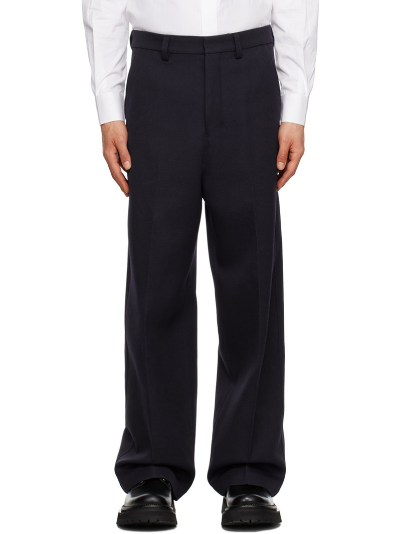 tailored-cut virgin wool trousers 1