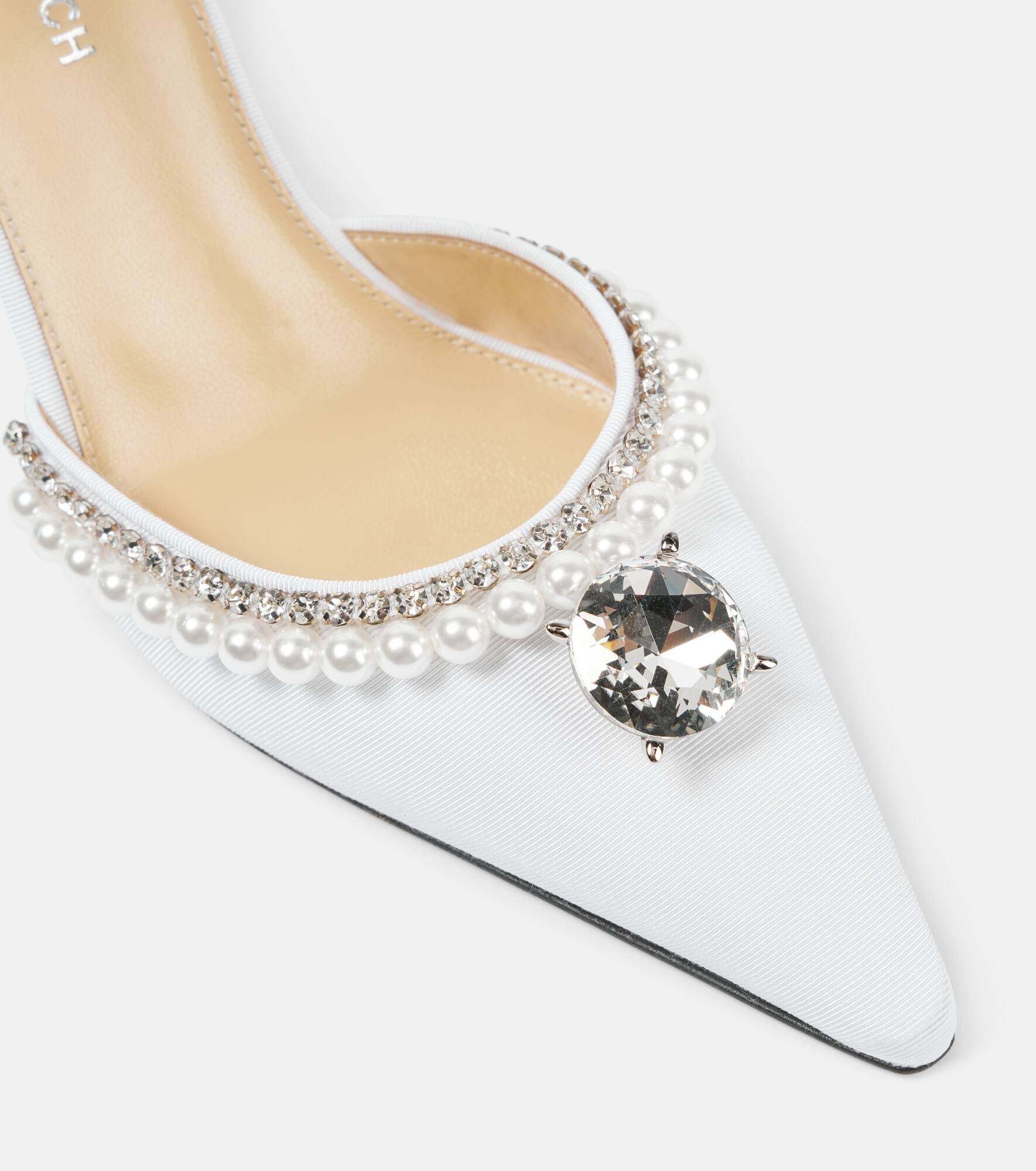 Diamond of Elizabeth satin pumps - 6