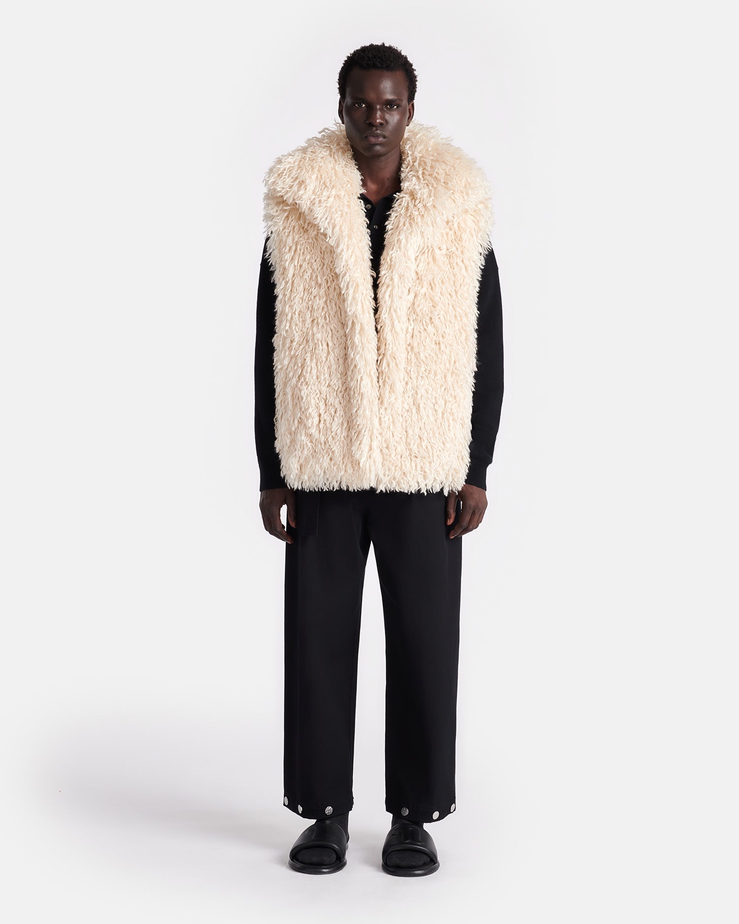 Faux Racka Fur Vest - 7
