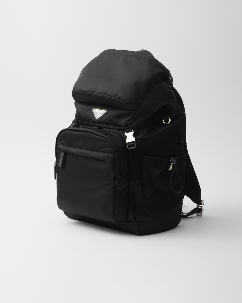 Prada Re-Nylon and Saffiano leather backpack outlook