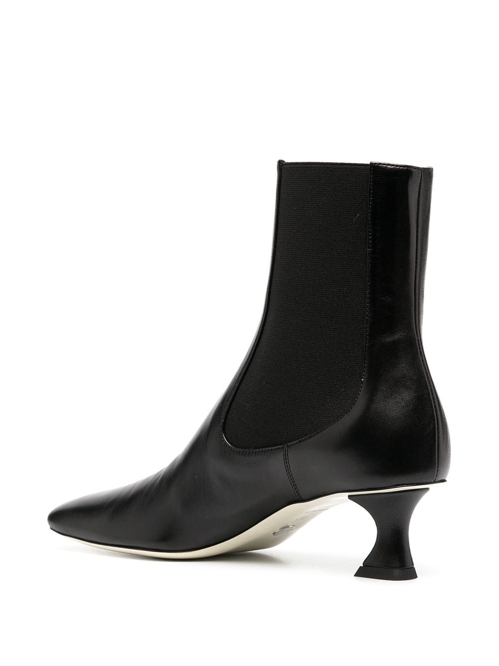 sculptural heel ankle boots - 3