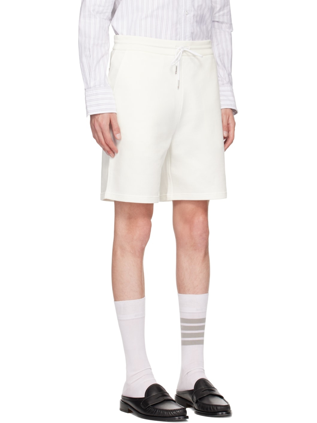 Off-White Mid-Thigh Shorts - 2