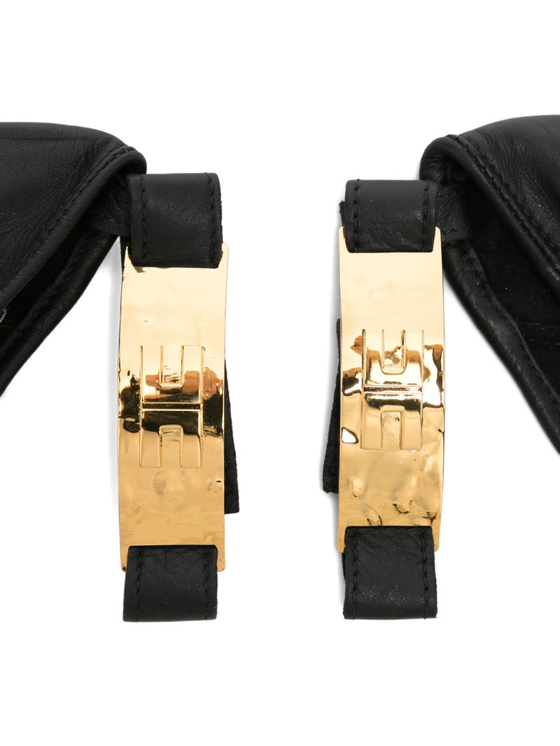 Elisabetta Franchi Cut-out Buckle Gloves 3