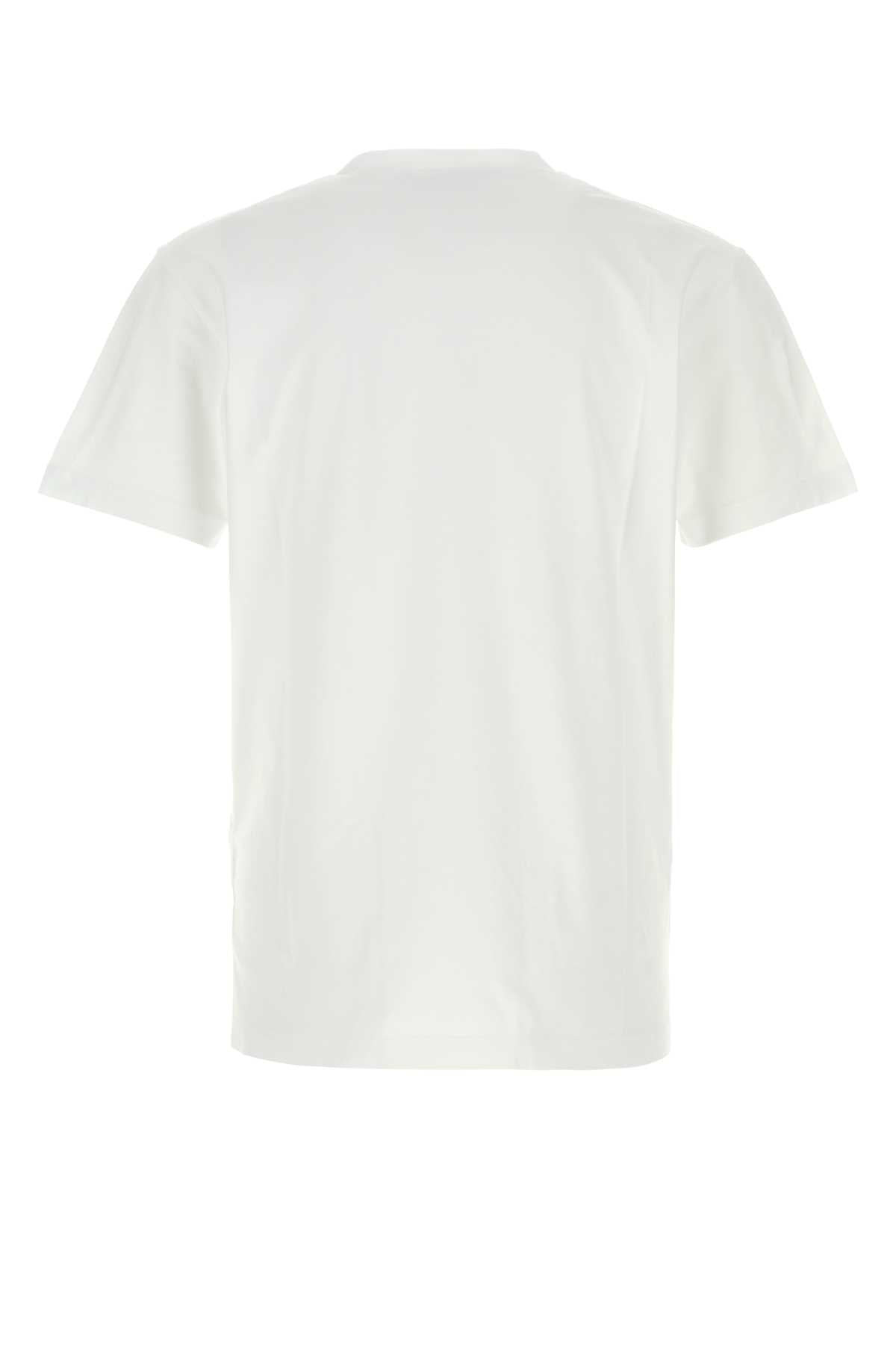 Dsquared Men White Cotton T-Shirt - 2