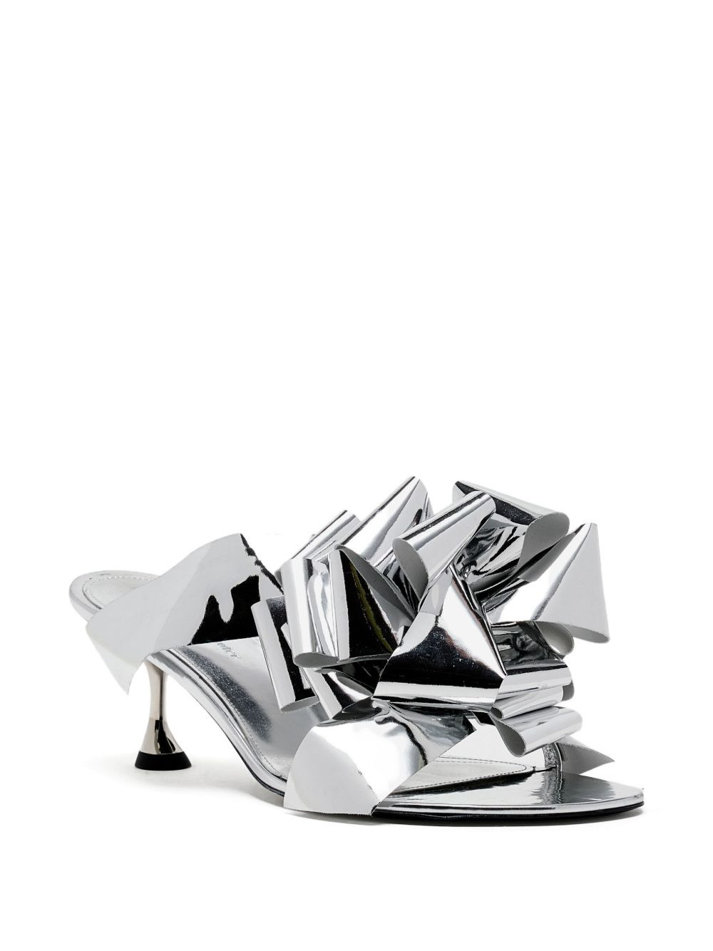 60mm bow-embellishment heeled sandals - 2