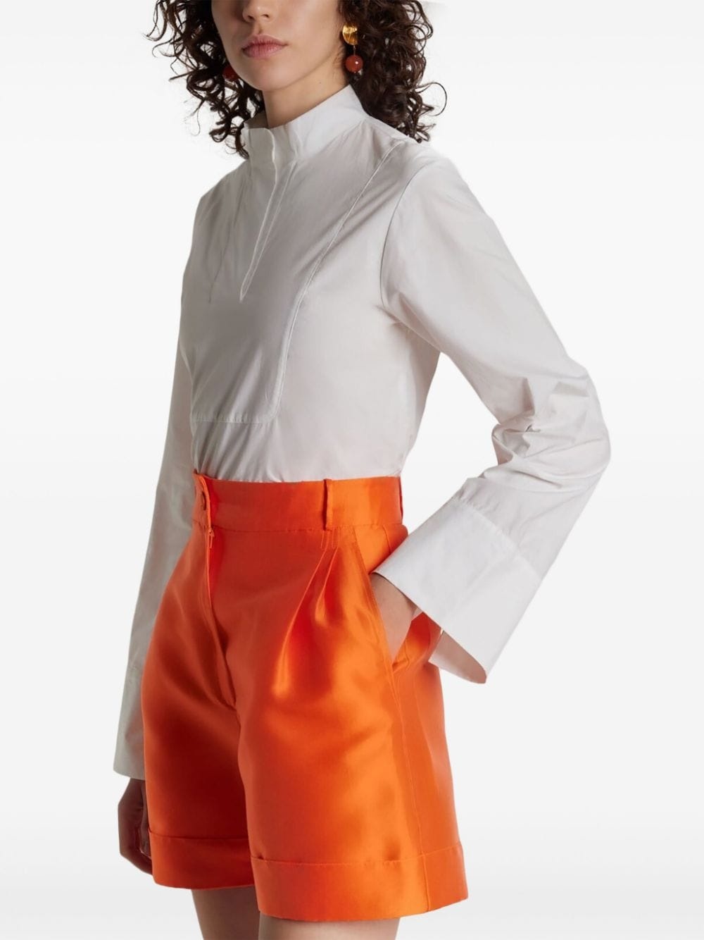 Daniel pleat-detail shorts - 3