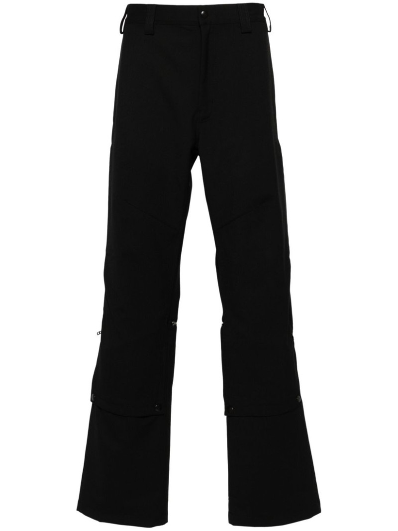 Utility straight-leg trousers 1