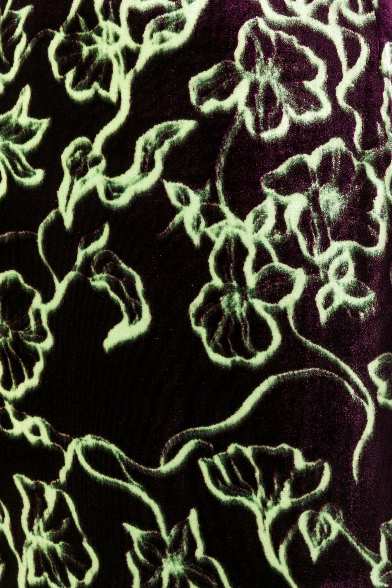 PRINTED VELVET SKIRT - 5