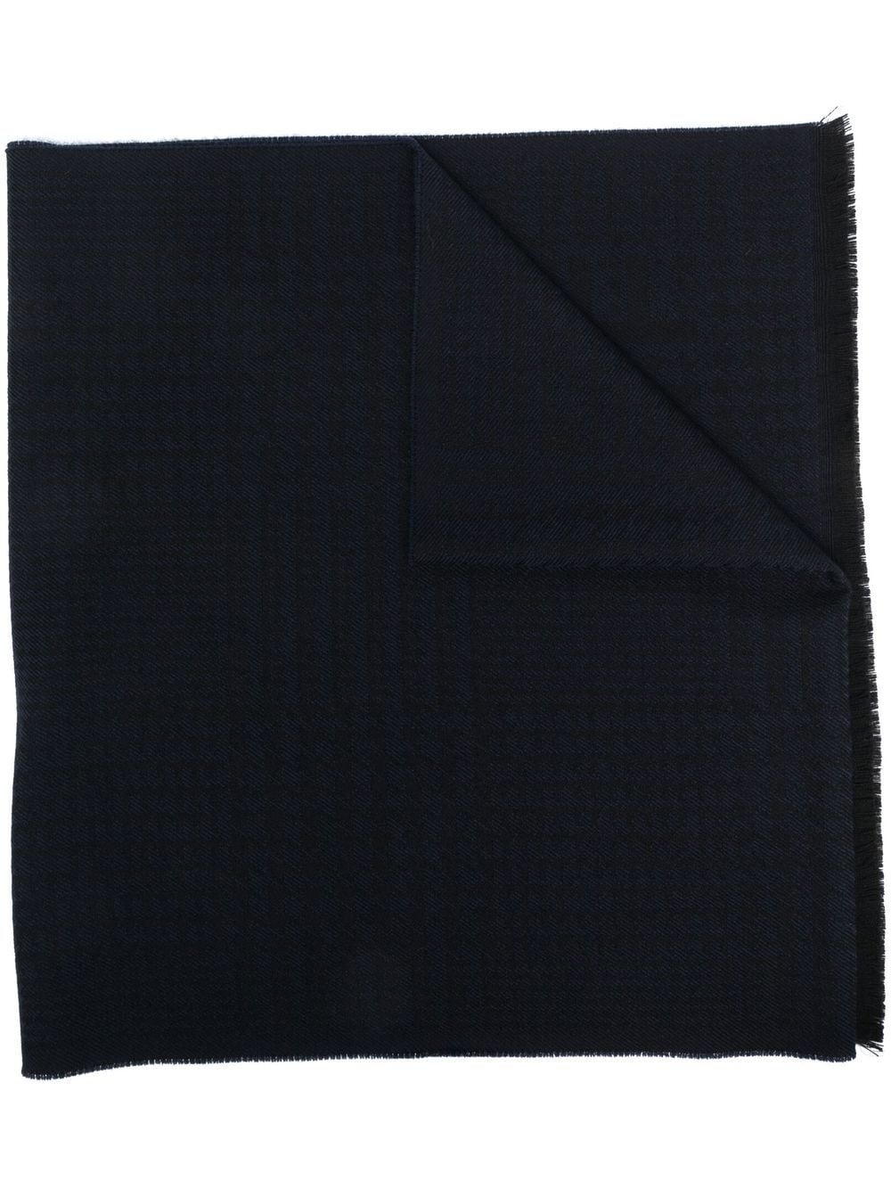 check-print scarf - 1