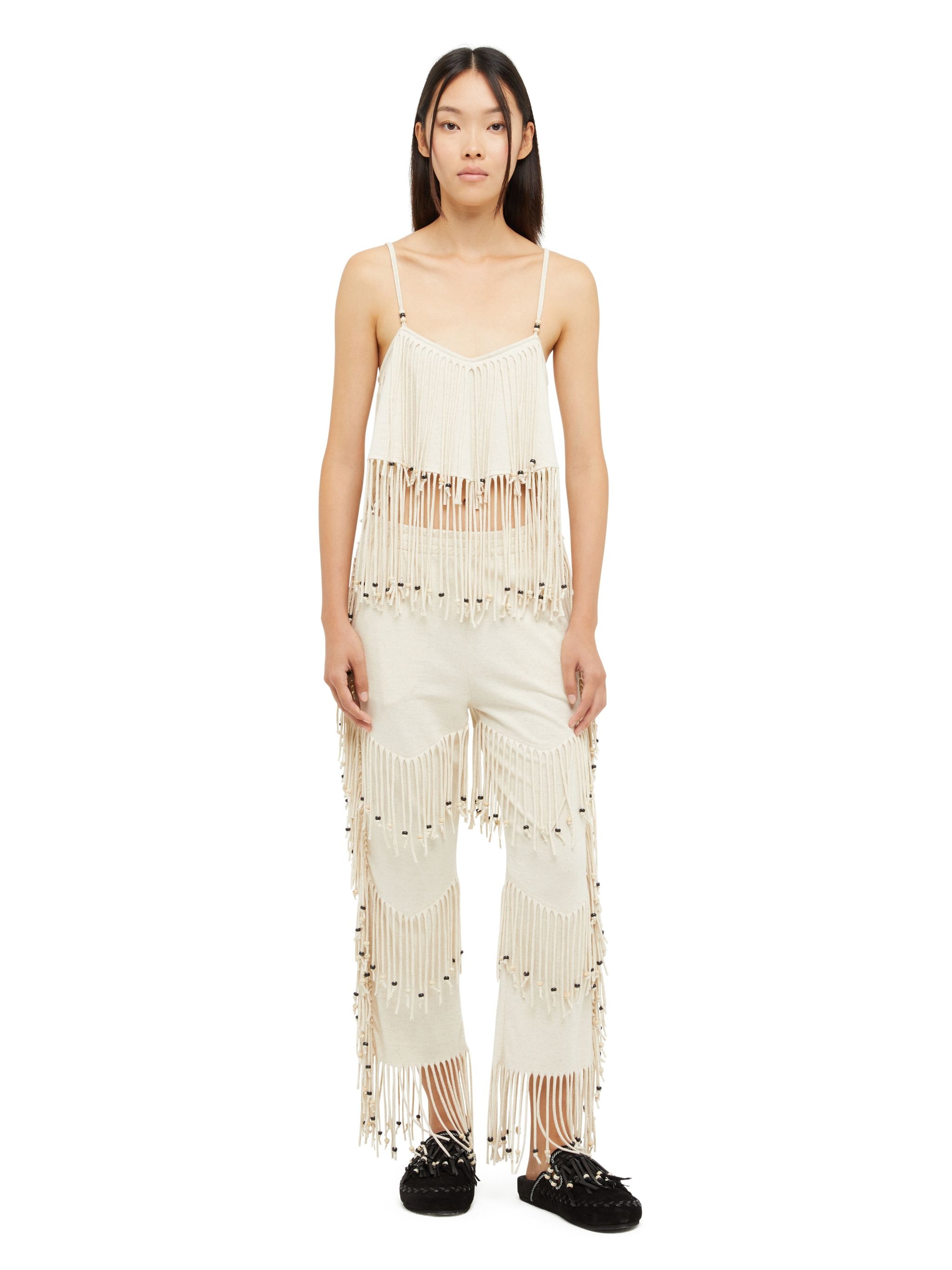 Monsoon Fringed Pants - 4