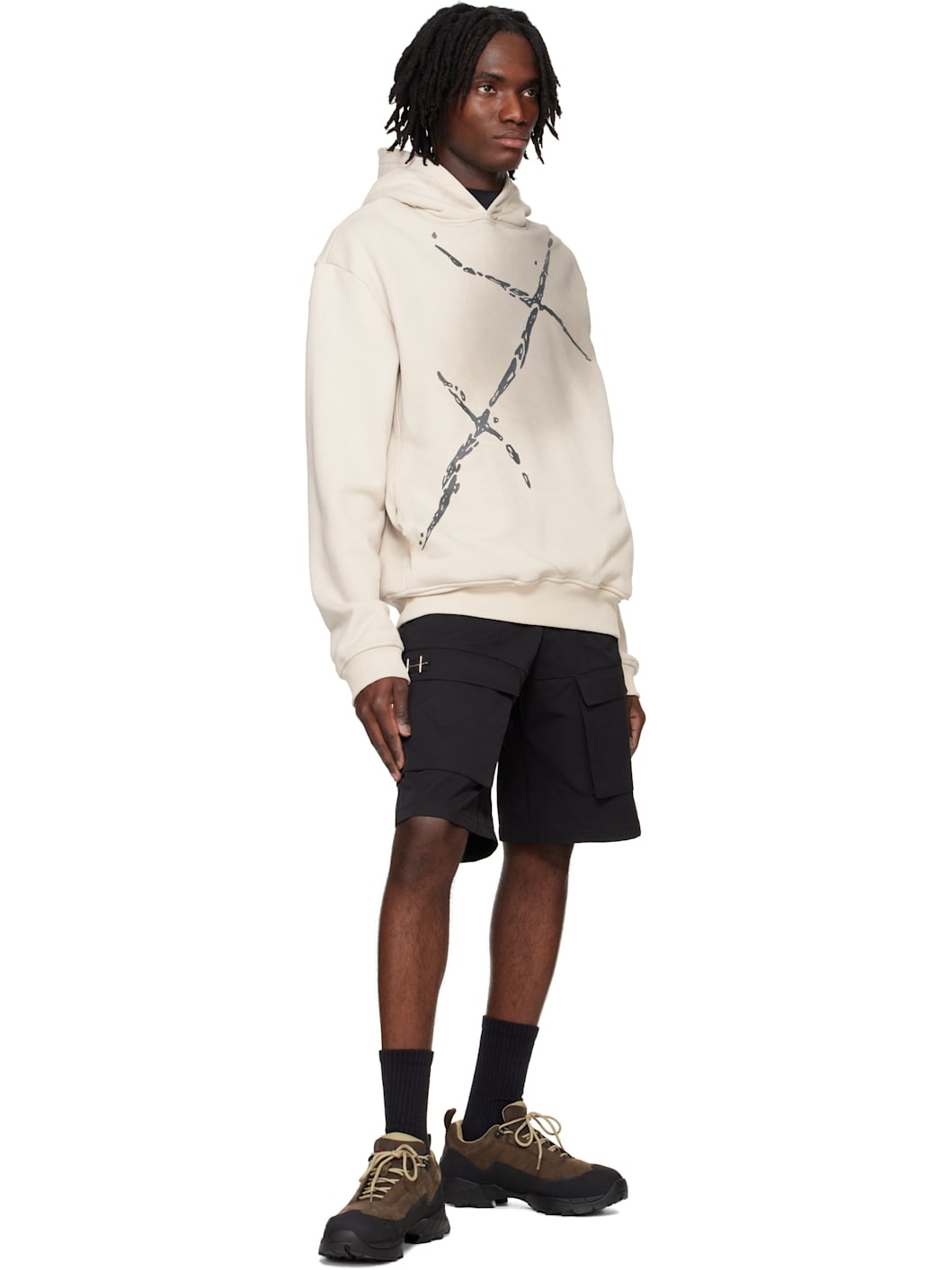 HELIOT EMIL™ Beige Fluxus Hoodie | ssense | REVERSIBLE