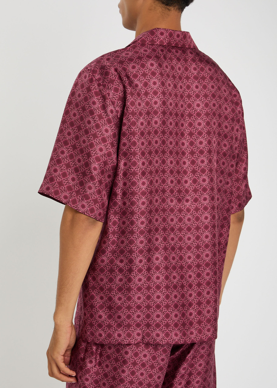 Amiri MA Quad Logo-monogrammed Silk Shirt - 3
