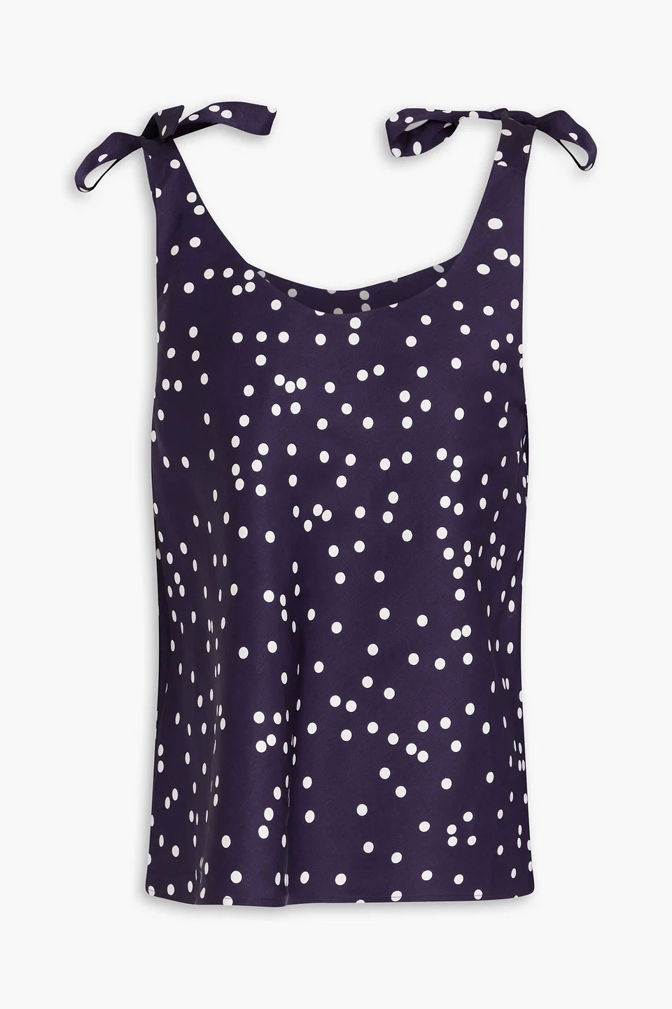 Polka-dot satin top - 1