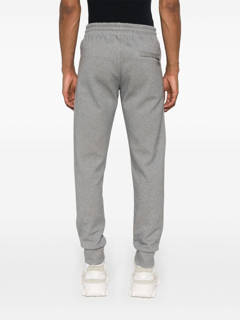 bee-embroidered track trousers - 4