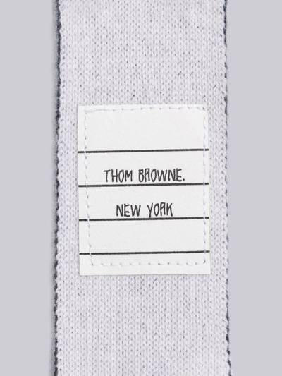 Thom Browne Double Face Cashmere Jacquard 4-Bar Knit Tie outlook