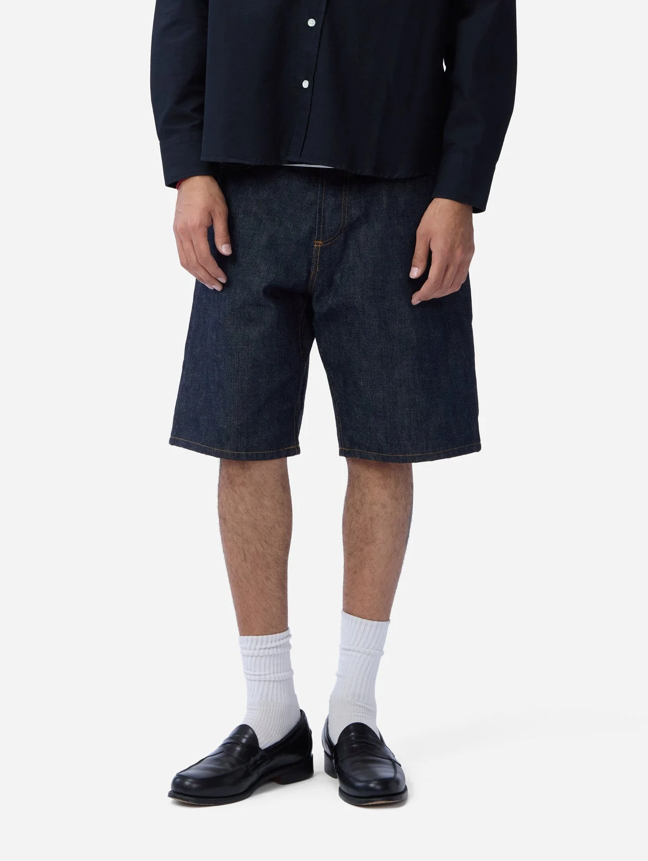 JS-103x ~ Jean Short - Indigo Selvedge - 1