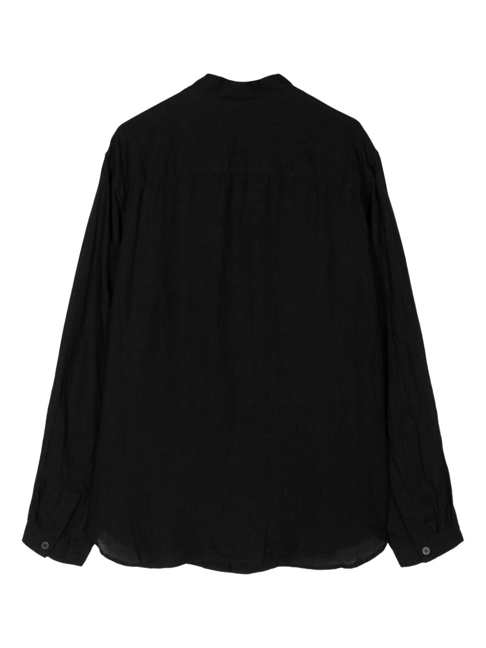 long-sleeve linen shirt - 2