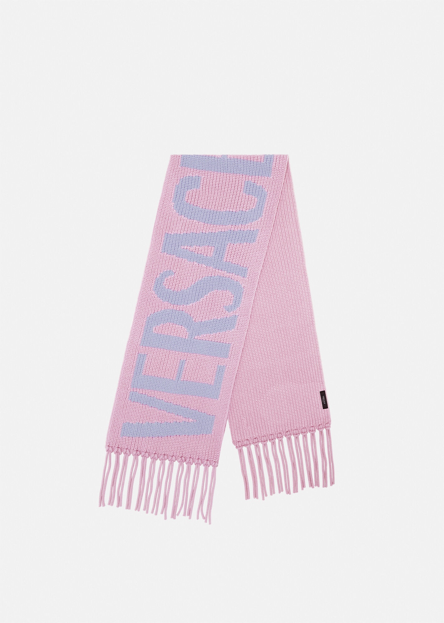Logo Wool Intarsia Scarf - 1