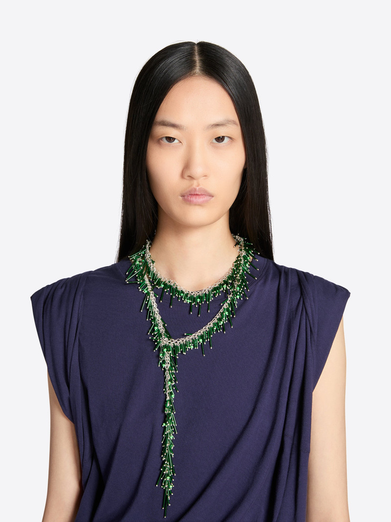 EMBROIDERED SCARF NECKLACE 3