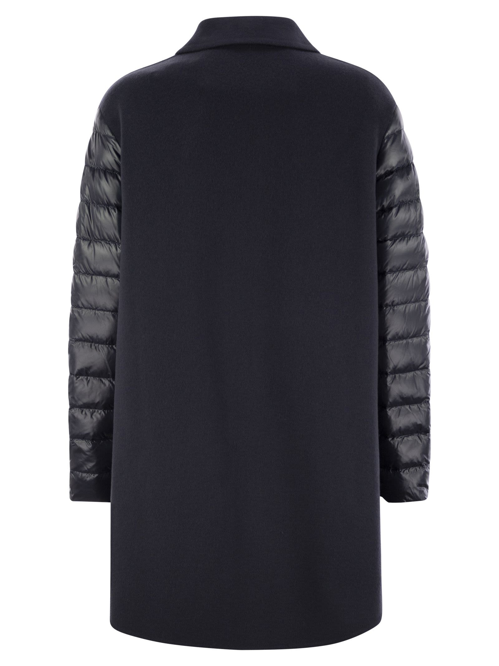 Herno Women Coat With Down Sleeves - 2