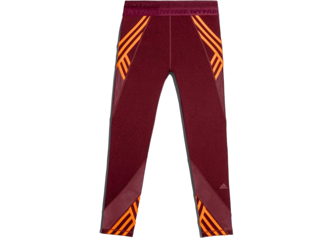 adidas Ivy Park 7/8 Tights Maroon/Solar Orange - 1