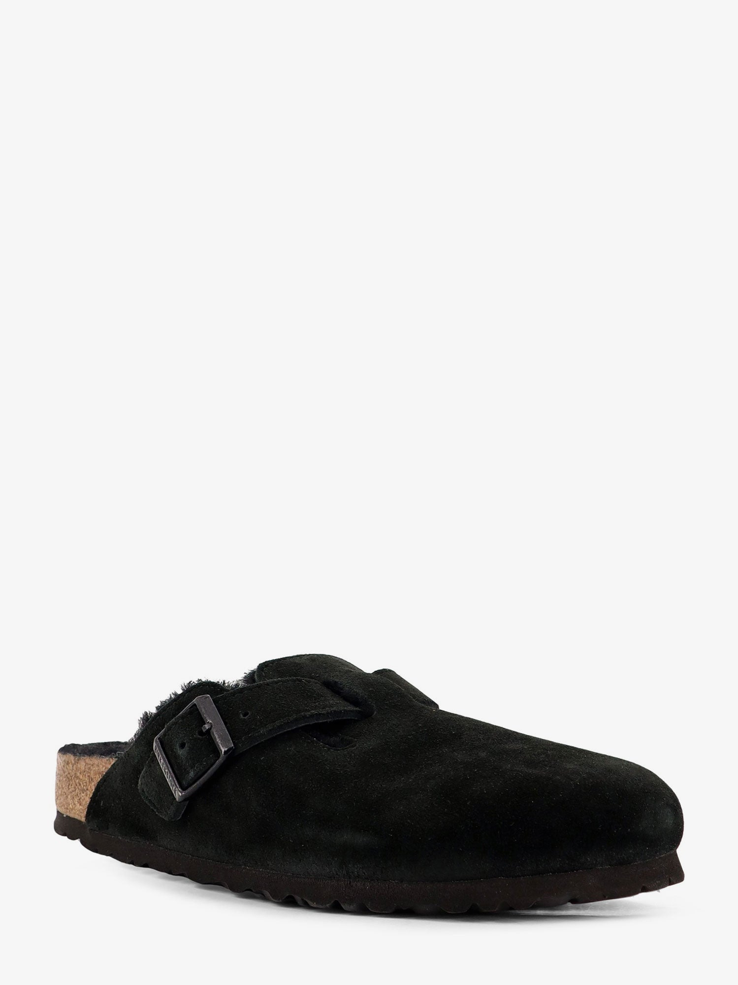 BOSTON VL/SHEARLING SUEDE MULE - 2