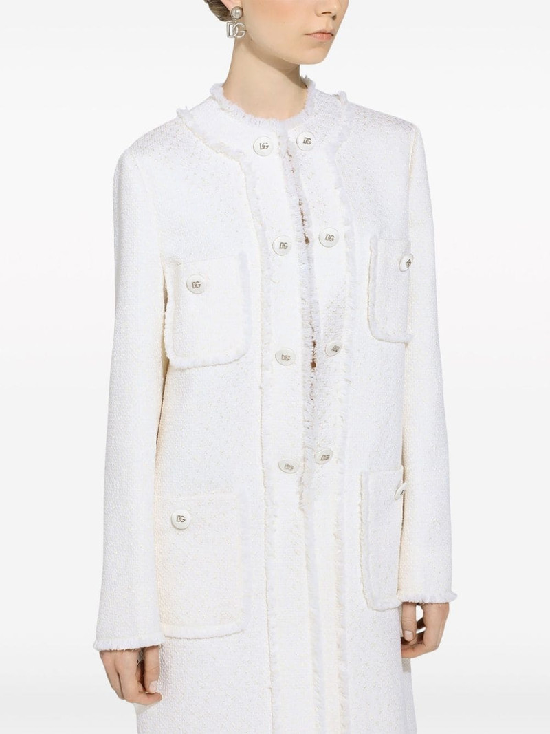 single-breasted tweed coat 5
