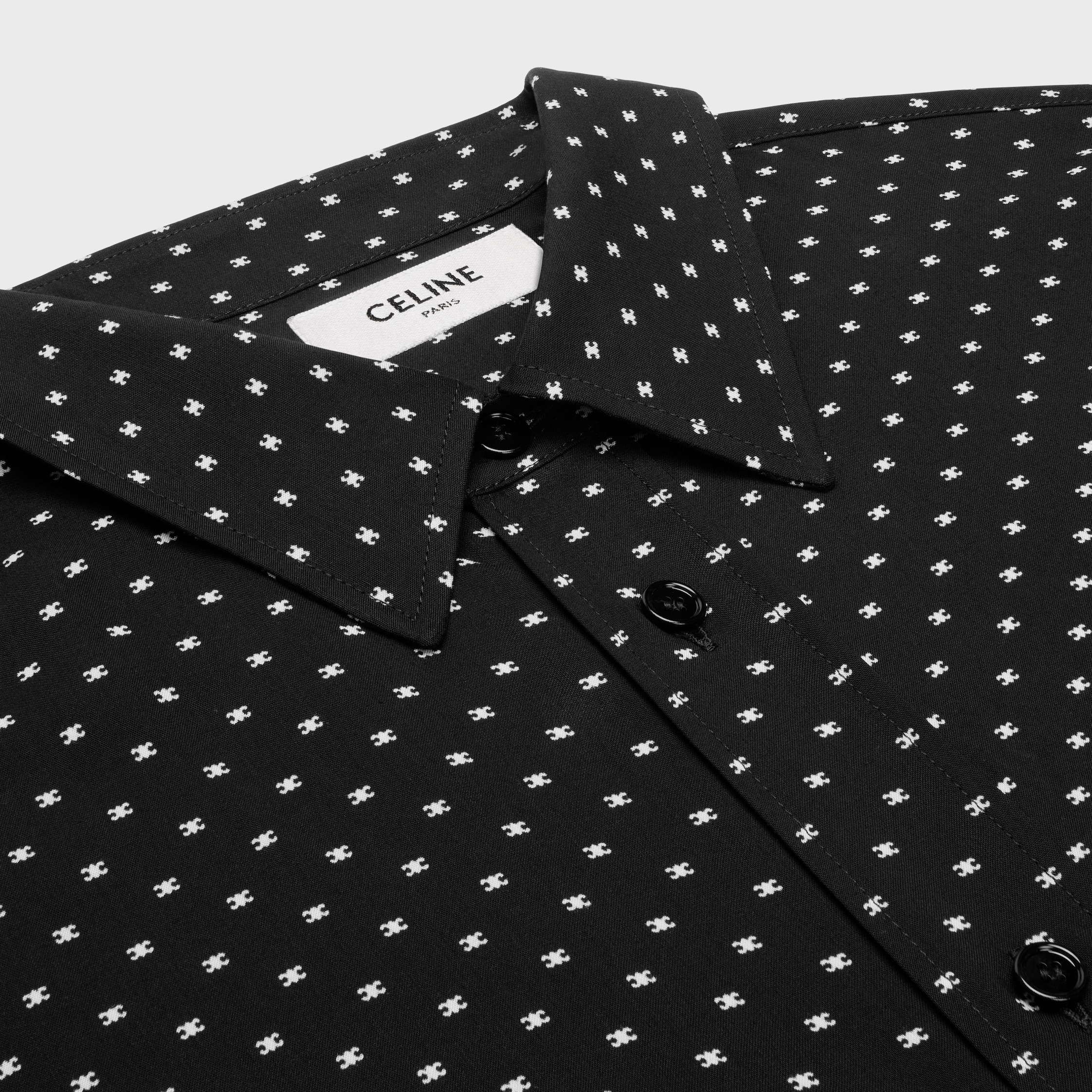 loose shirt in printed viscose - 3