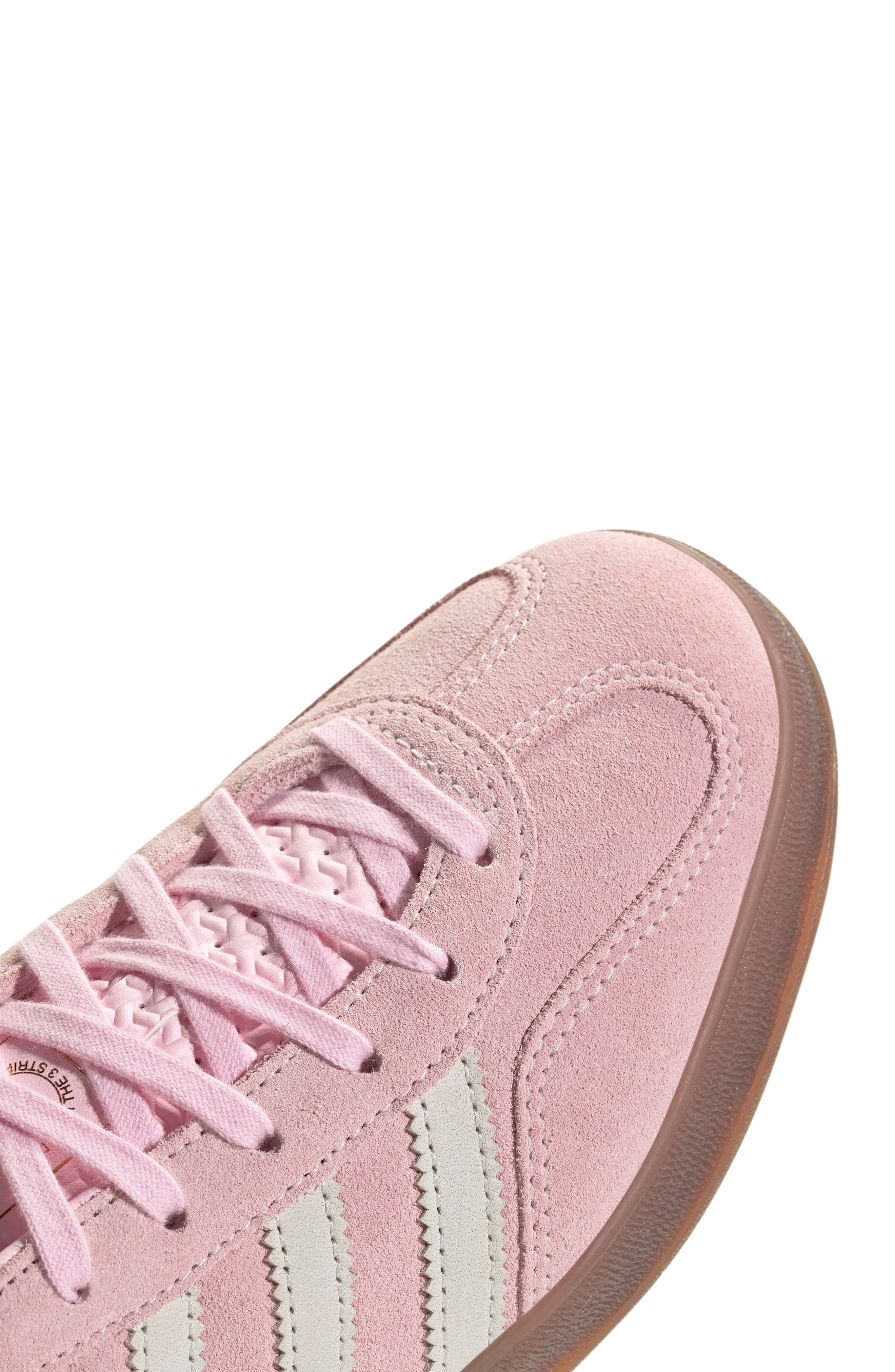 adidas Gazelle Indoor Sneaker in Clear Pink/Off White/Pink at Nordstrom - 9
