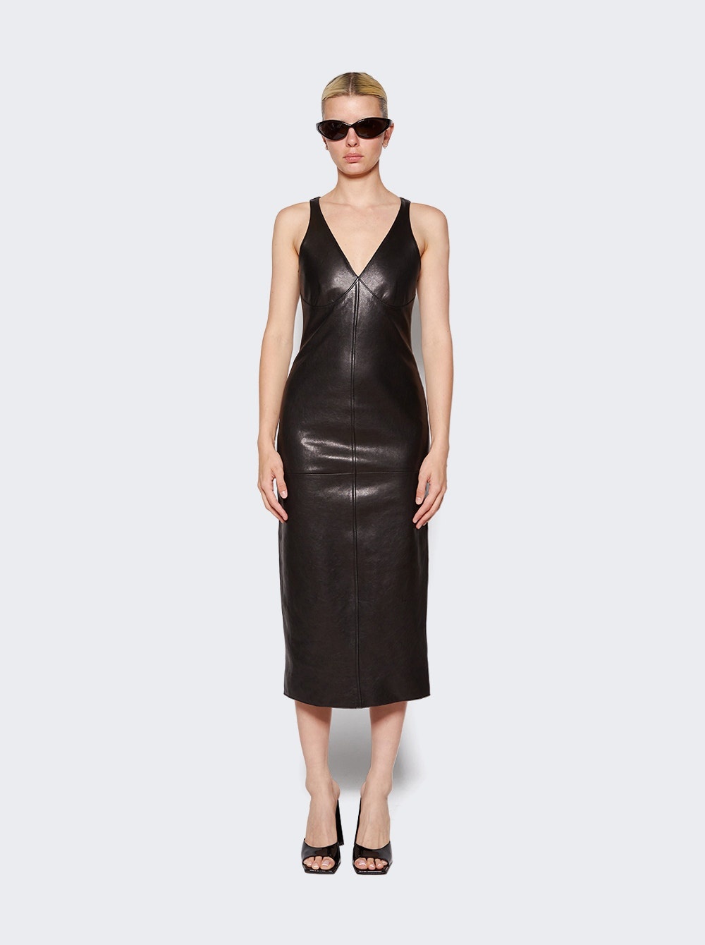 Ditka Leather Dress Black - 2