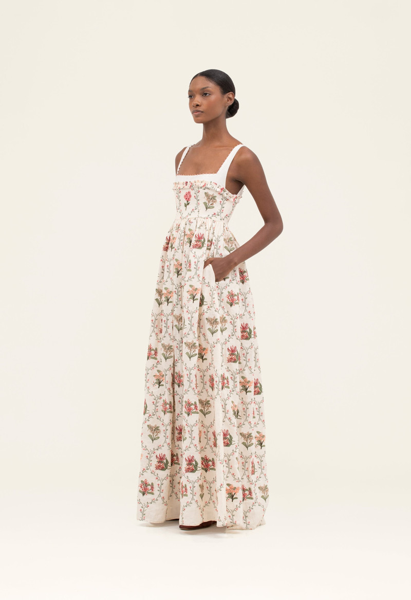 Barbara Orquidea Maxi Dress 5