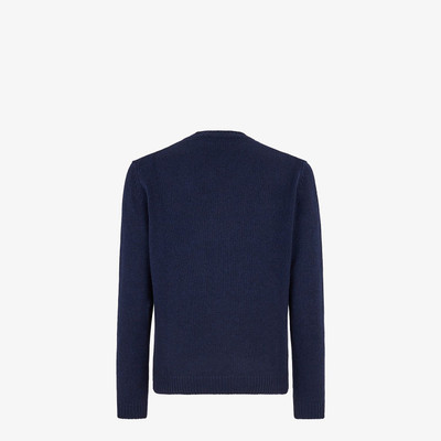 FENDI Blue cashmere sweater outlook