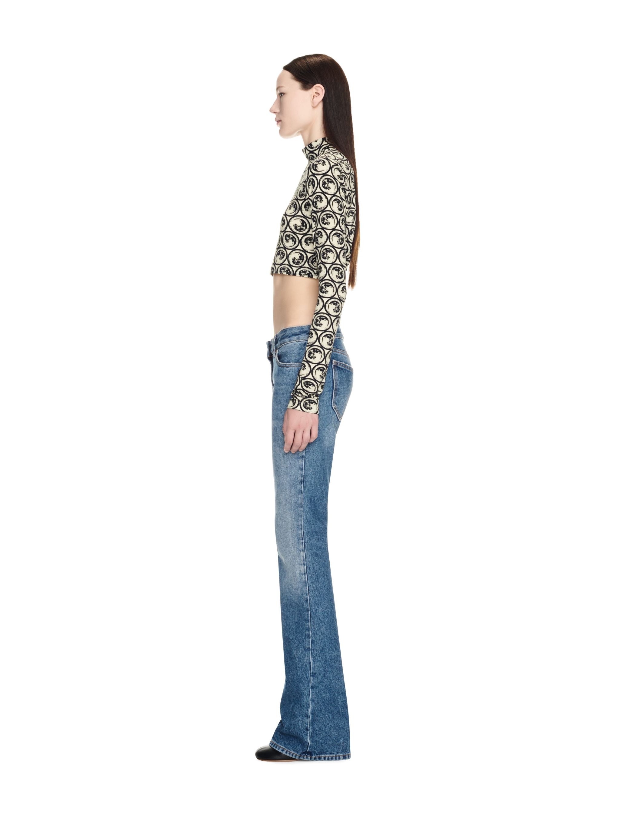 Moon Sec Skin Turtle Crop Top - 3