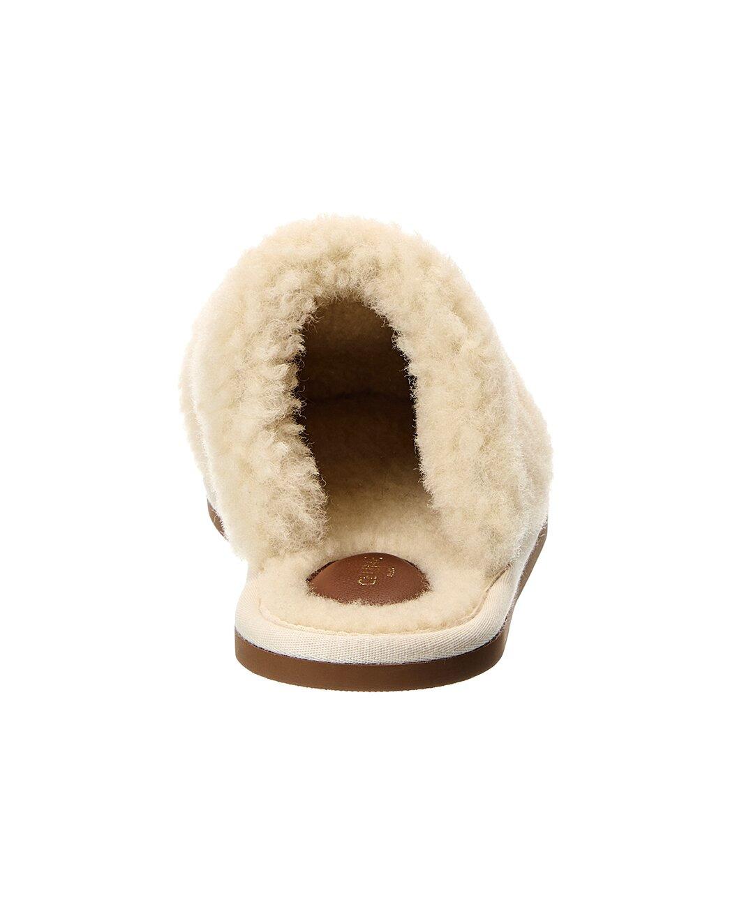 CELINE Georgia Shearling & Leather Mule - 3