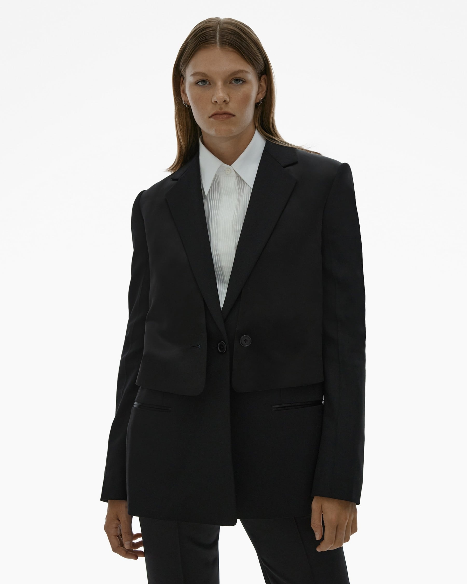 LAYERED CUT-OUT BLAZER - 3