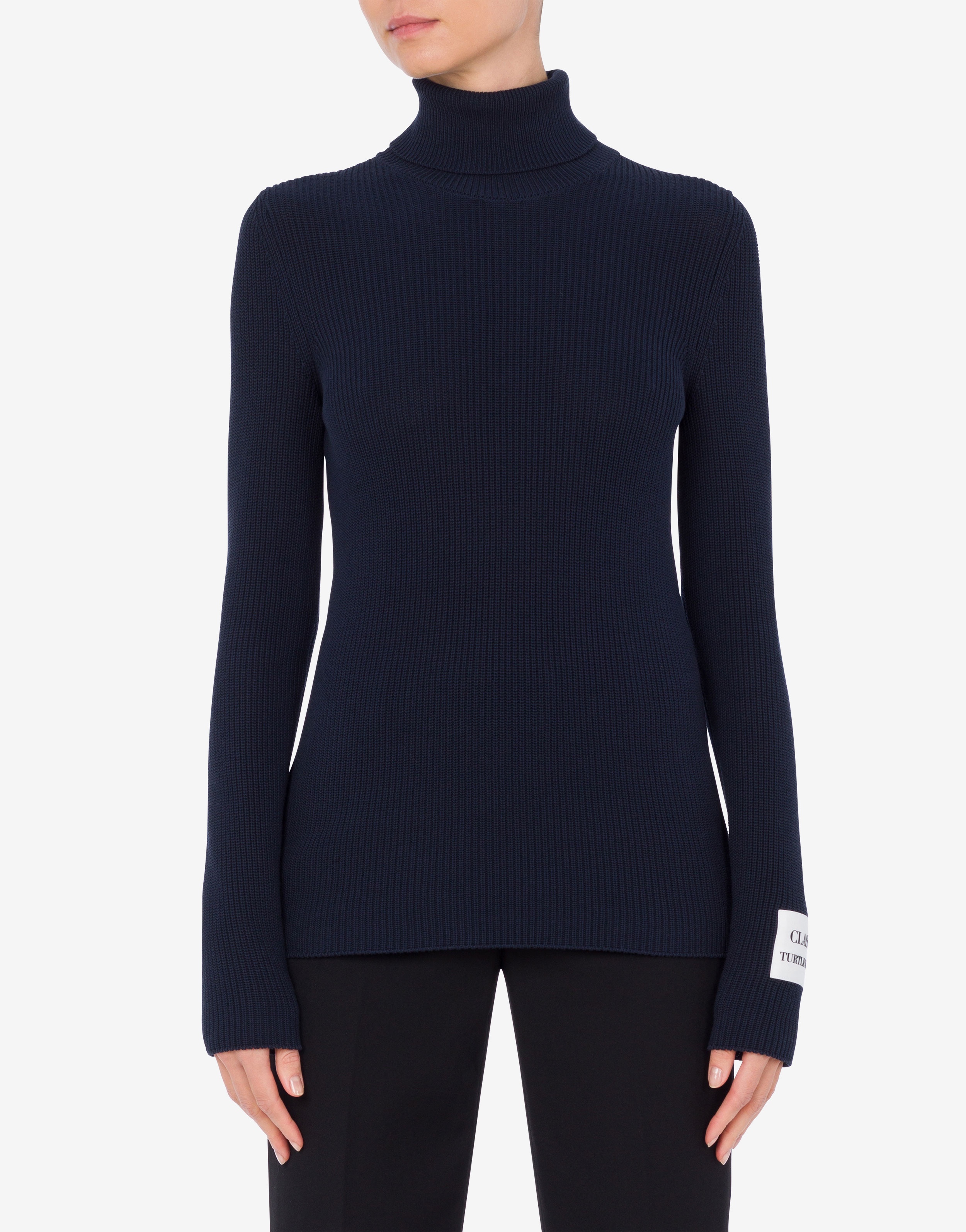 COTTON TURTLE-NECK SWEATER - 2