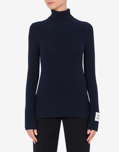 Moschino COTTON TURTLE-NECK SWEATER outlook