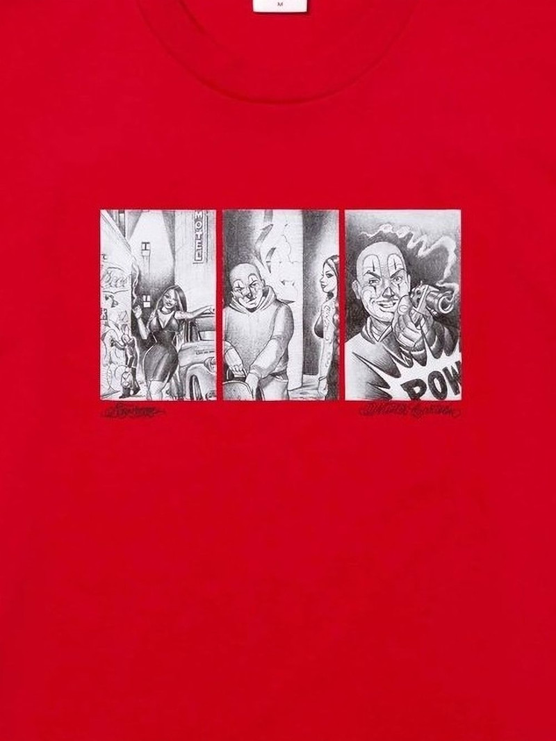 Supreme Mister Cartoon Pow T-shirt outlook