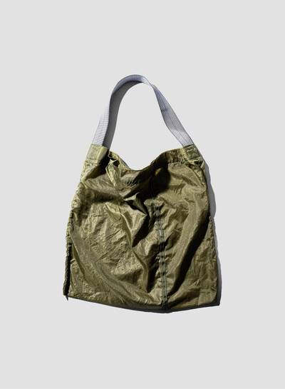 Nigel Cabourn Puebco Recycled Vintage Parachute Light Bag Olive outlook