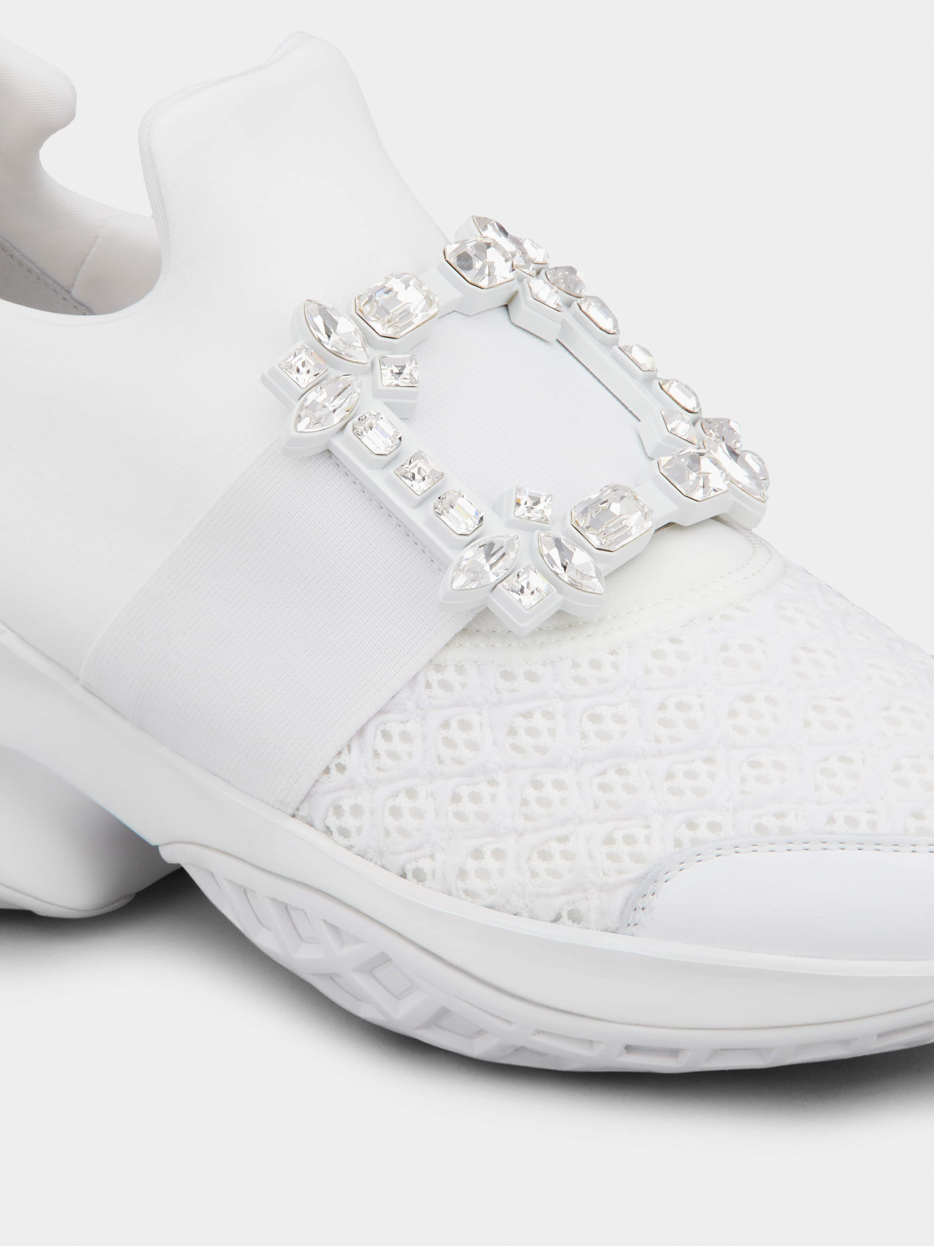 Viv' Run Strass Buckle Sneakers in Technical Fabrics - 3