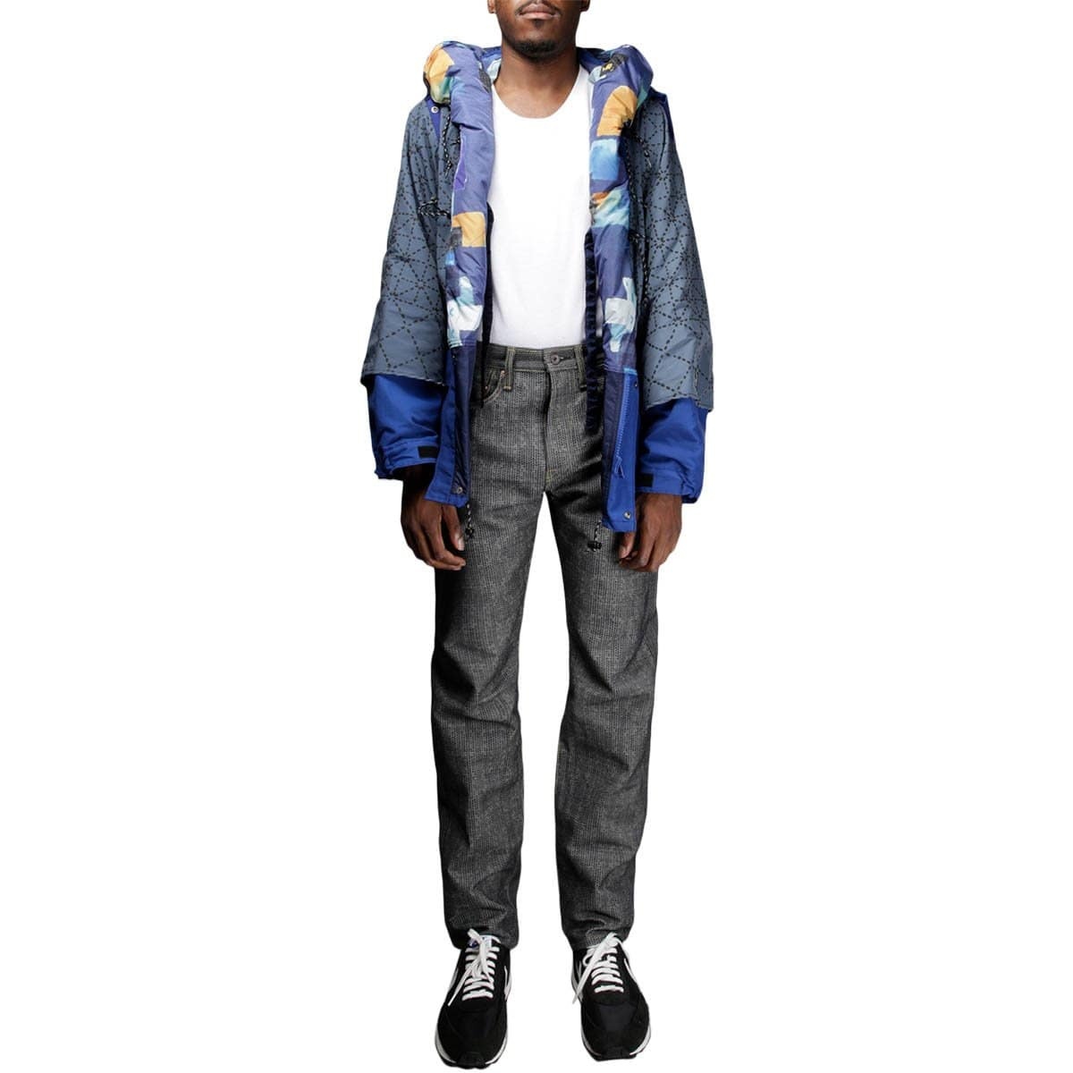 60/40 SASHIKO PRINT KAMAKURA ANORAK BLOUSON - 3