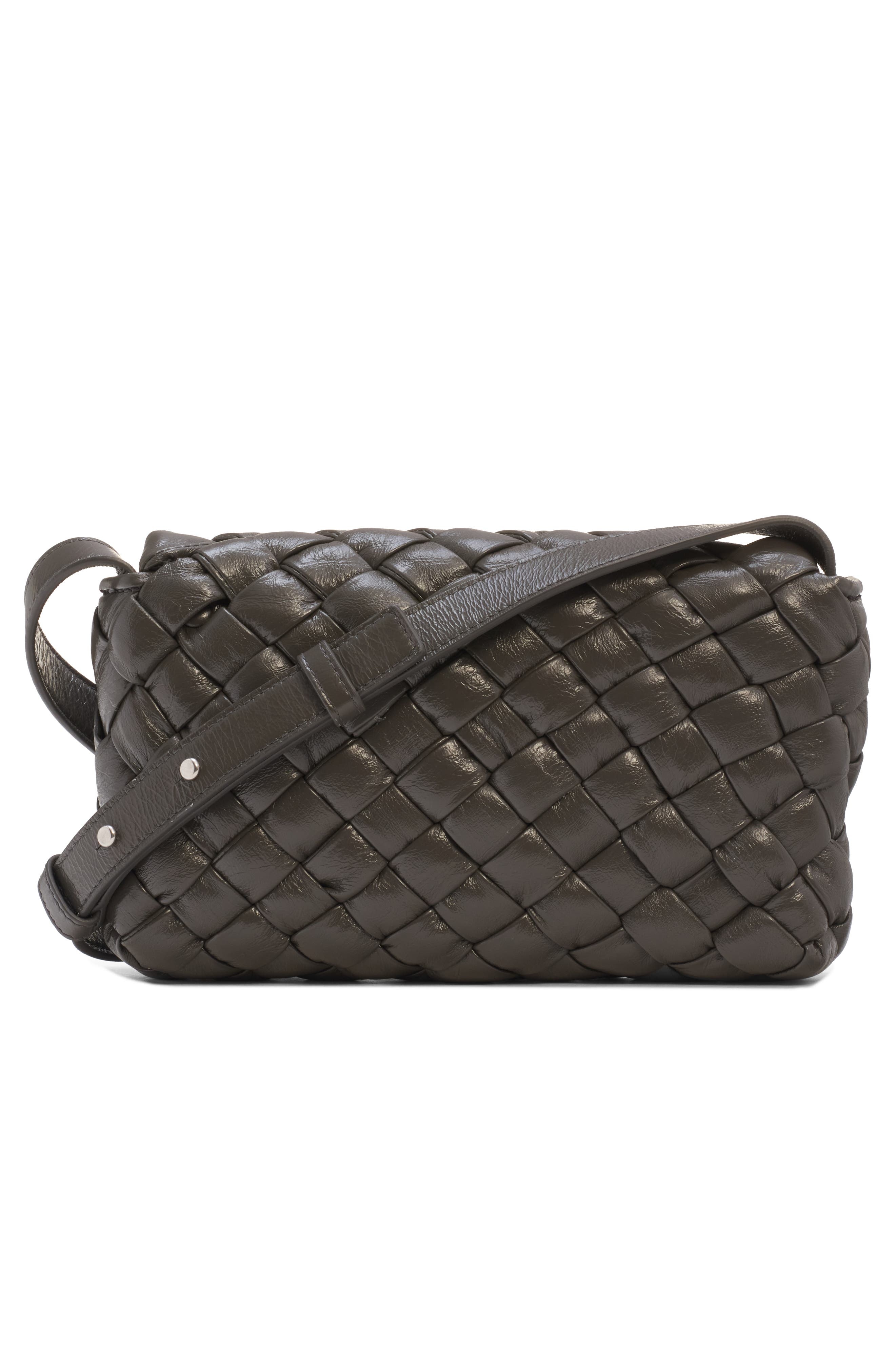 Bottega Veneta Small Rumple Intreccio 2.0 Leather Messenger Bag in Light Graphite/Silver at Nordstro - 3