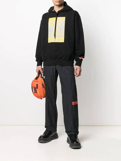 Heron Preston logo patch track trousers outlook