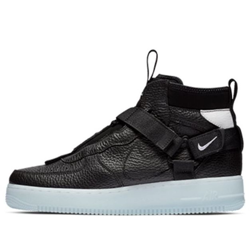 Nike Air Force 1 Mid Utility 'Black Half Blue' AQ9758-001 - 1